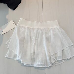 Lululemon Athletica White Skater Skirt